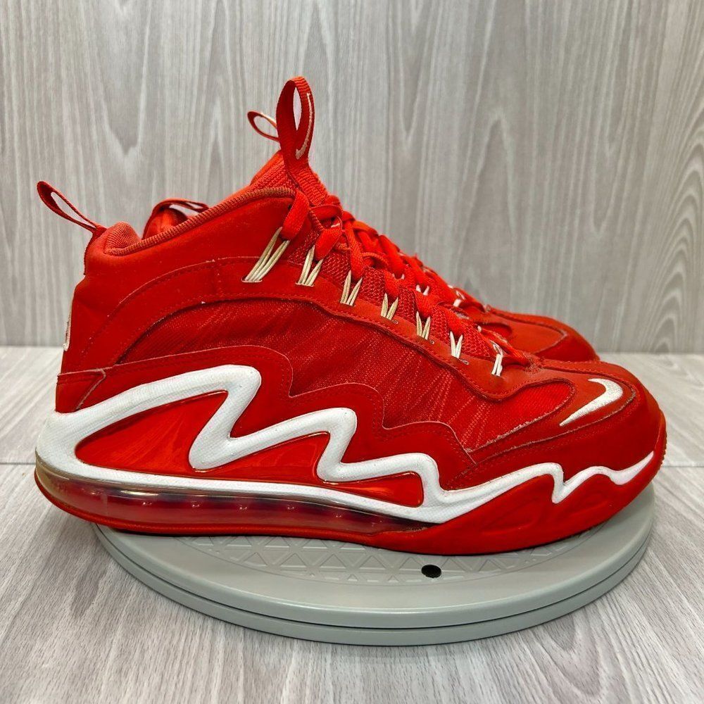 Nike Air Max 360 Diamond Griffey Red Leather Athletic Sneaker Shoes Mens Sz 9.5 - Picture 3 of 15